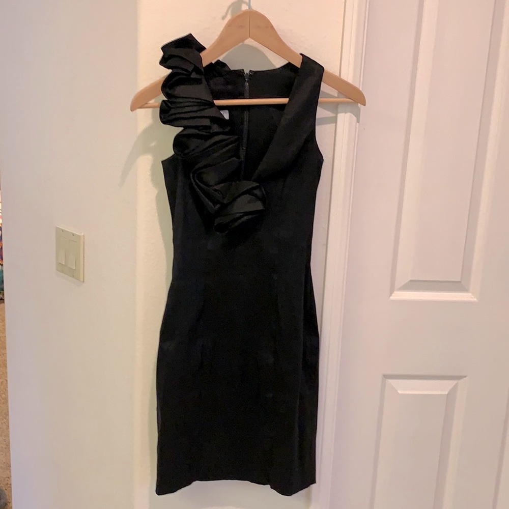 Black Cache cocktail dress